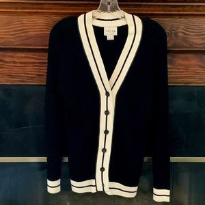 Black/White Cardigan